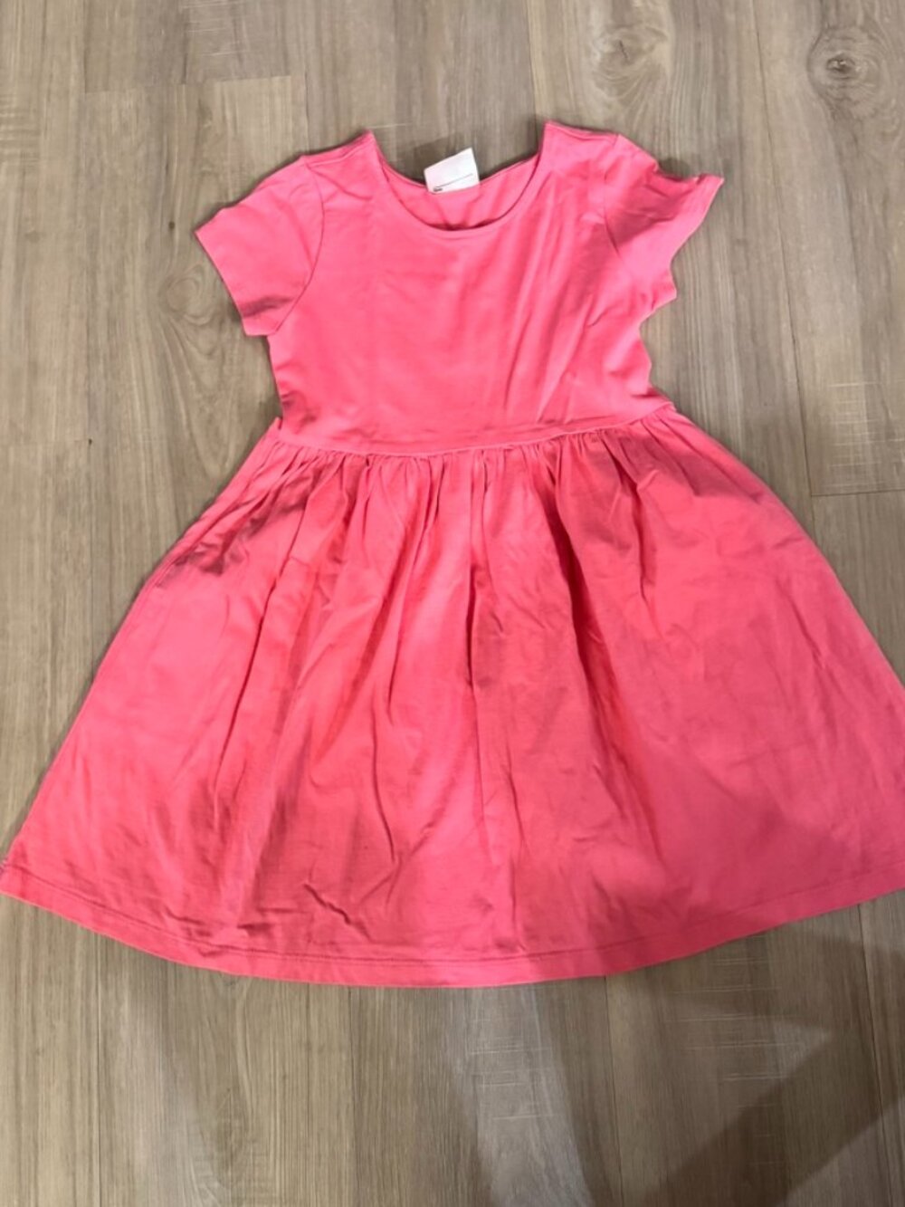 Hanna Andersson girls pink Dress size 120 6 7 6x Adorable!